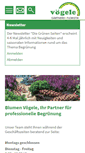 Mobile Screenshot of blumen-voegele.de
