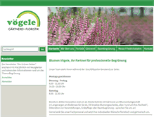 Tablet Screenshot of blumen-voegele.de